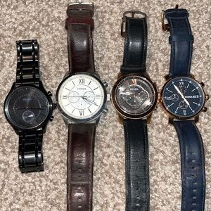 These are all fossil watches